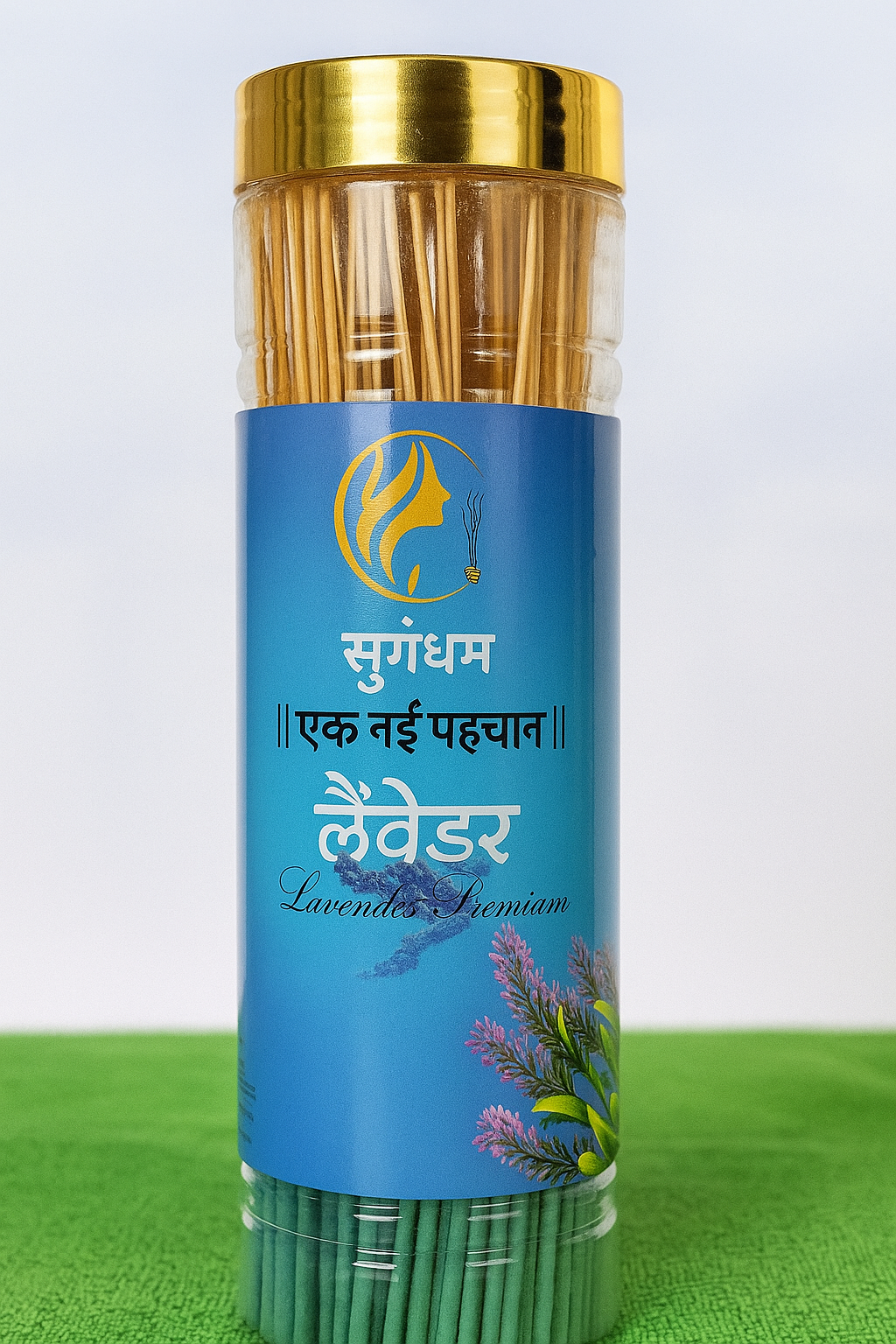 Lavender Agarbatti ā 250g + 100g Free | Calming Incense Sticks with Free Stand